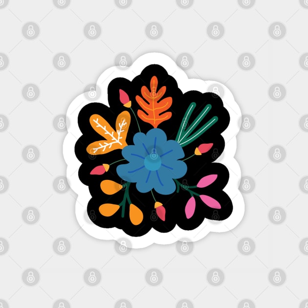 Tropical floral motif Sticker by dewarafoni